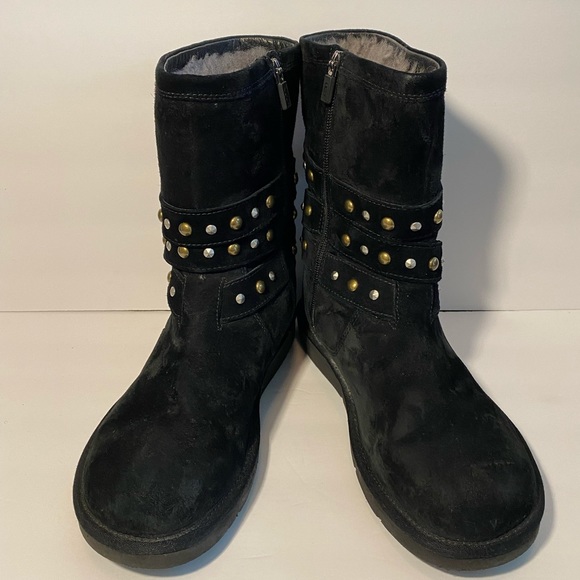 UGG Shoes - Ugg Suede Clovis Booties, Size 8